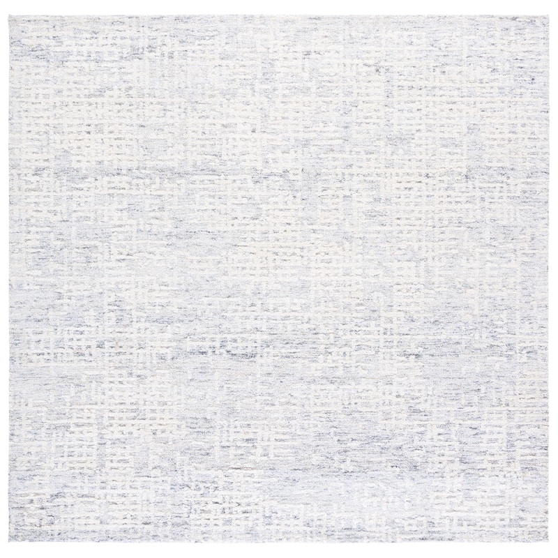 SAFAVIEH Handmade Ebony Marcijona Modern Contemporary Wool Rug