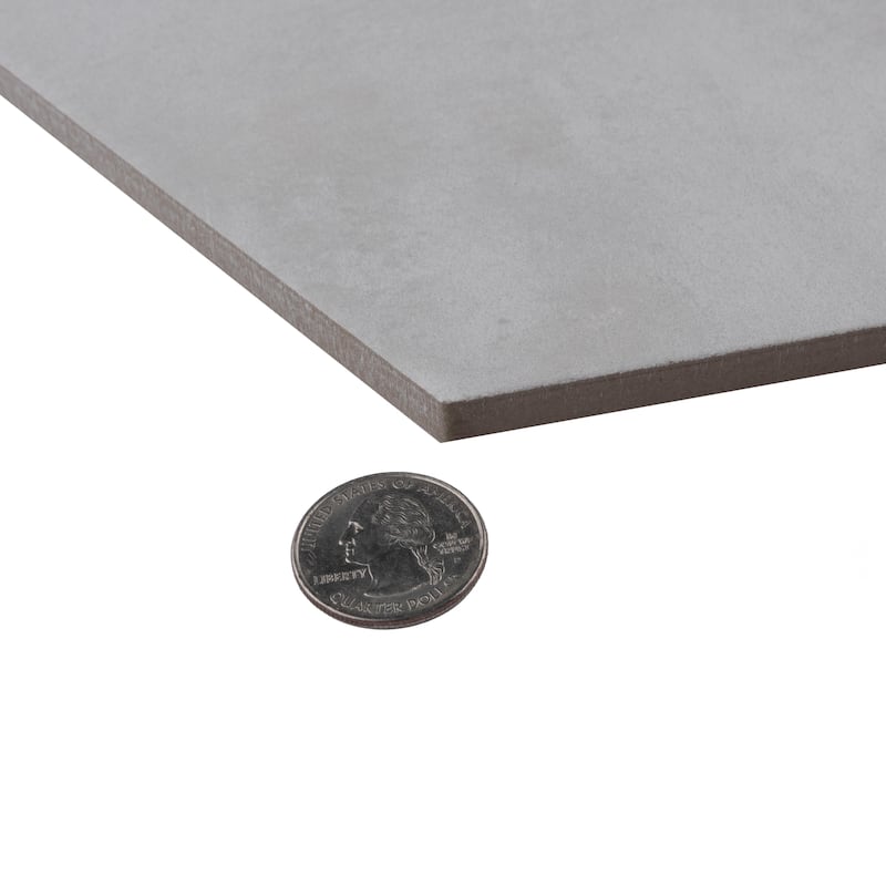 Merola Tile Industrial Hex White 8-1/2" x 9-7/8" Porcelain Floor and Wall Tile