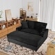 preview thumbnail 5 of 71, GDFStudio - Polyester 50.9" Loveseat Chaise Lounge Chair with Cup Holders