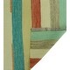 preview thumbnail 4 of 6, Hand-Woven Winchester Kilim Wait Ivory/Blue Runner - 2'11" x 12'9"
