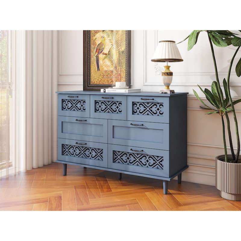 7 Drawer Cabinet American Furniture