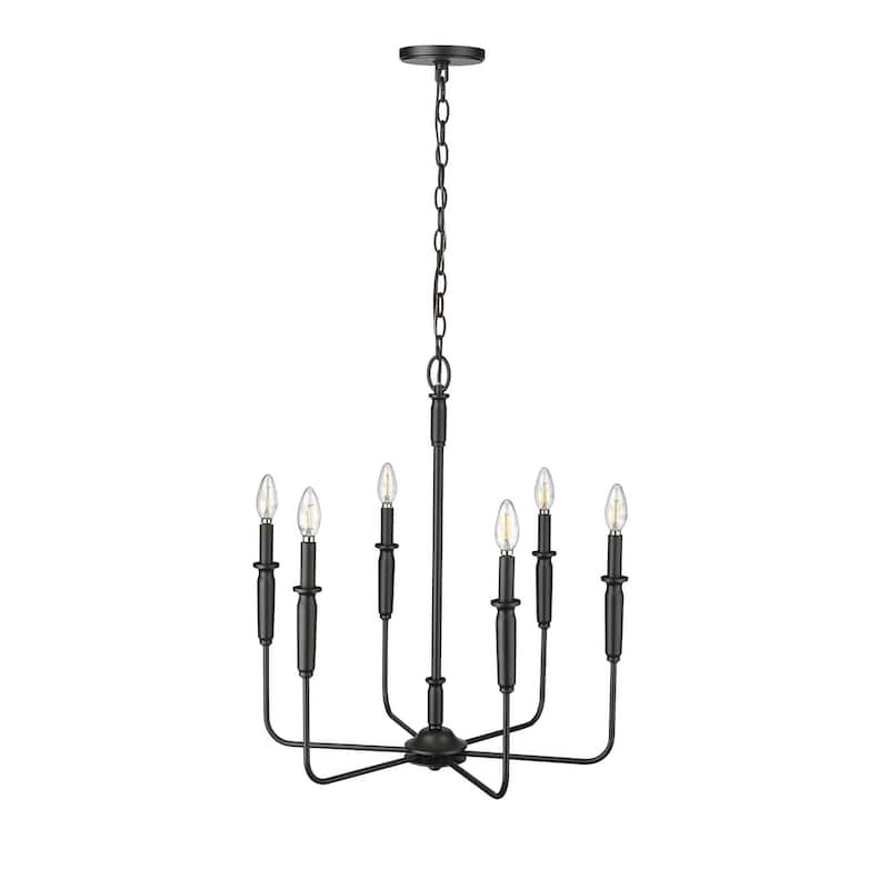 Millennium Lighting 29306 Savanne 6 Light 24" Wide Taper Candle Style