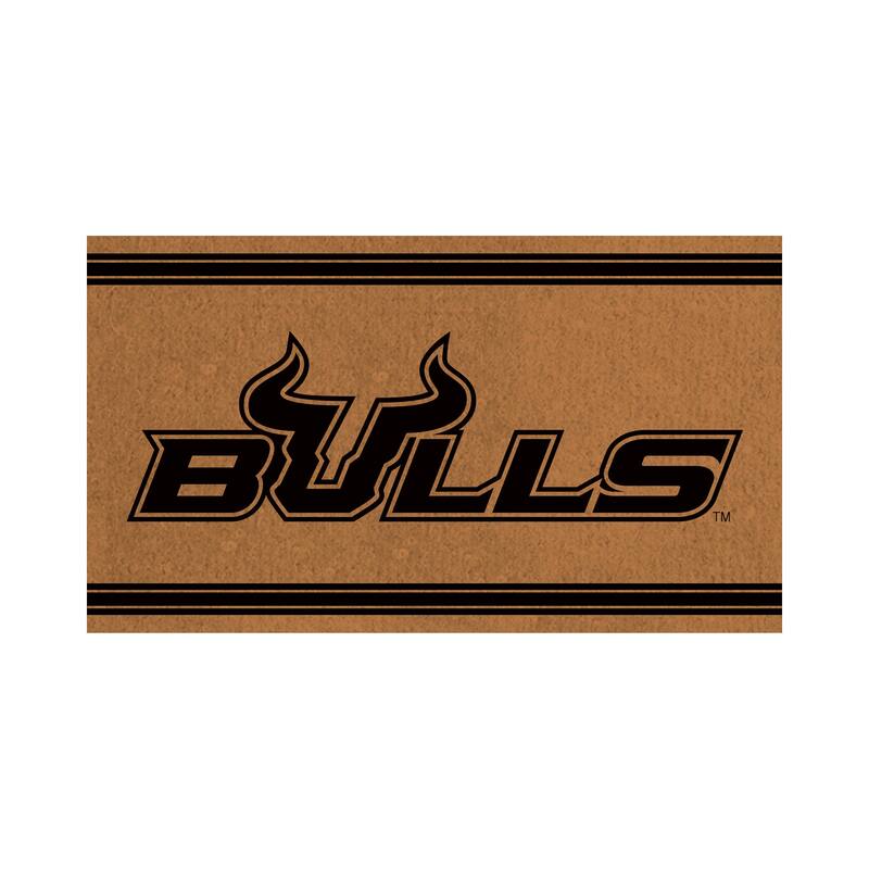 University of South Florida Monochrome Indoor/Outdoor Coir Door Mat - 28" x 16"