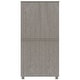 preview thumbnail 3 of 5, vidaXL Wardrobe Armoire Closet Storage Organizer Rack HAMAR Solid Wood Pine - 35"x19.7"x70.9"