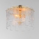 preview thumbnail 4 of 2, Maxim 21832AG Warren 2 Light 15" Wide Flush Mount Drum Ceiling Fixture