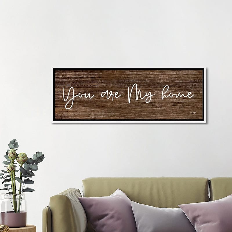 iCanvas "You Are My Home" by Jaxn Blvd. Framed