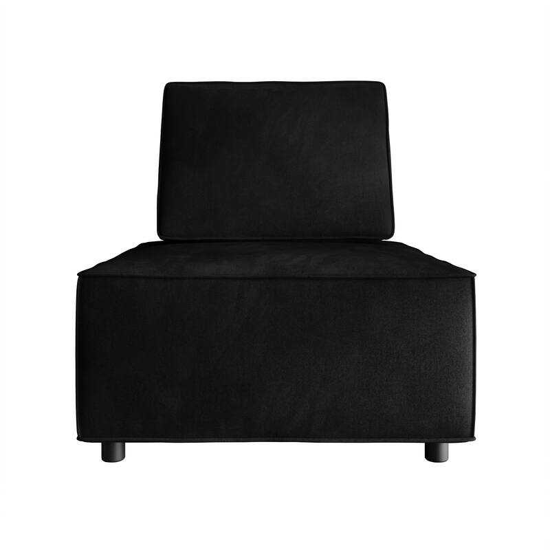 Clayfell Fandy Velvet Square Accent Chair