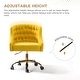 preview thumbnail 29 of 109, Modern Velvet Tufted Office Chair with Gold Metal Base by HULALA HOME
