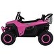 preview thumbnail 4 of 93, 24V 4WD Kids Electric UTV Ride-On Car, Dual Seat with Remote Control, Easy-Drag System, Soft Brake & Spring Suspension
