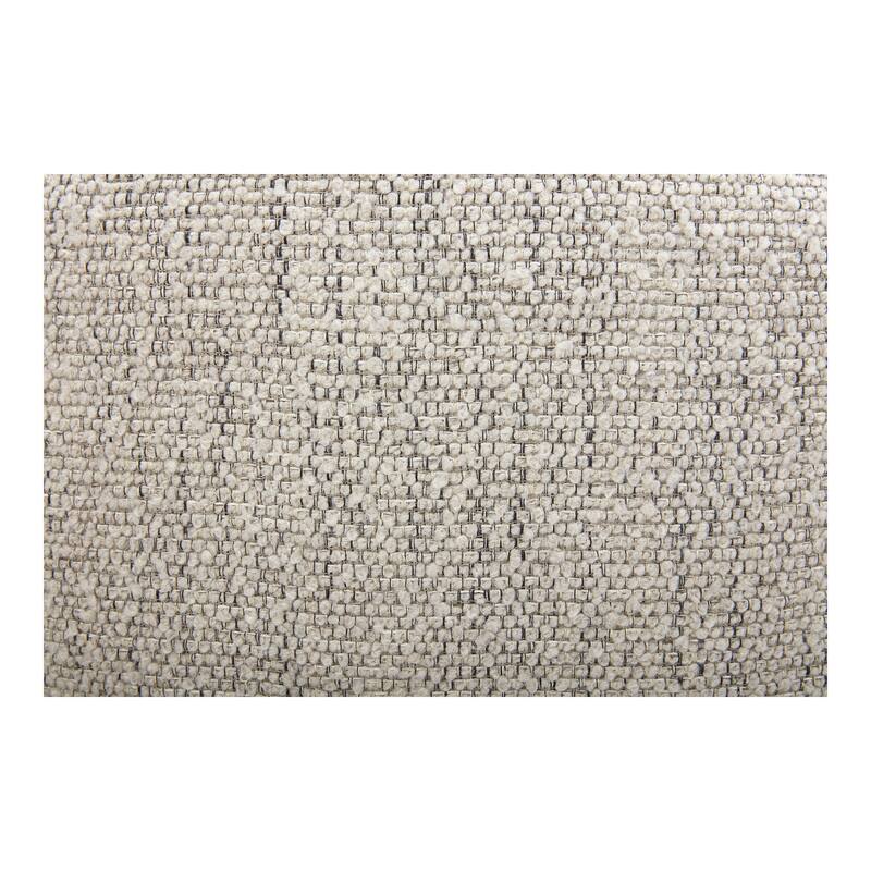 NADAAL STUDIOS Bailey, Rolling Dining Chairs Solid Wood with Performance Boucle Upholstery, White