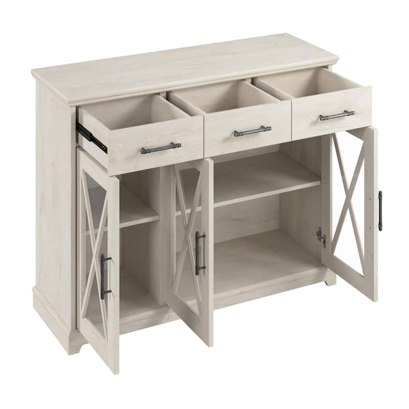 Lennox 46W Sideboard Buffet Cabinet with Drawers by Bush Furniture