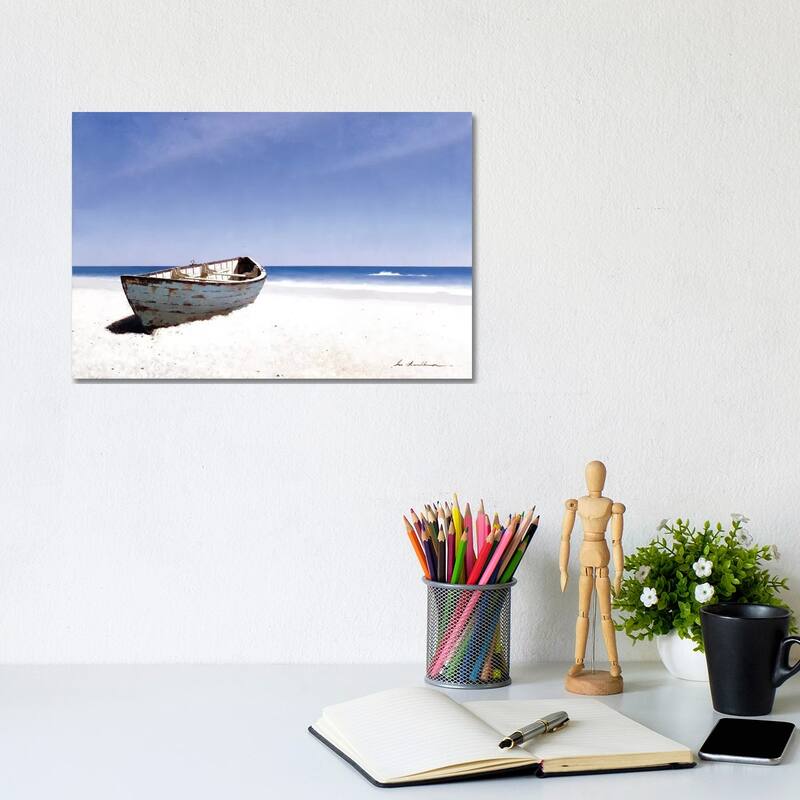 iCanvas "Beached Boat III" by Zhen-Huan Lu Canvas Print - 8x12x0.75