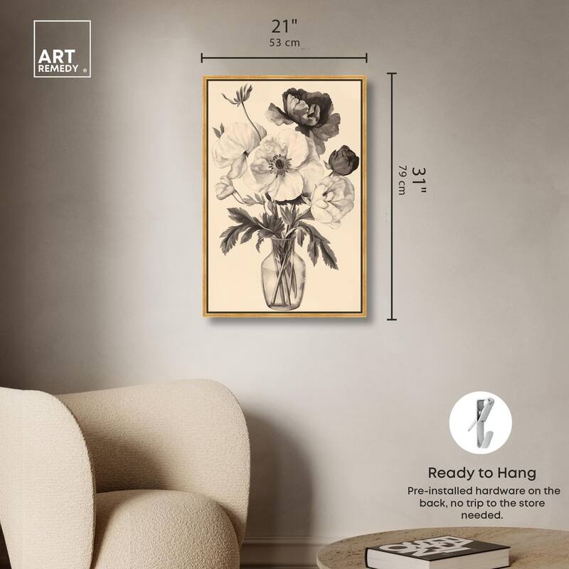 Herbarium's Hush I Canvas by Art Remedy