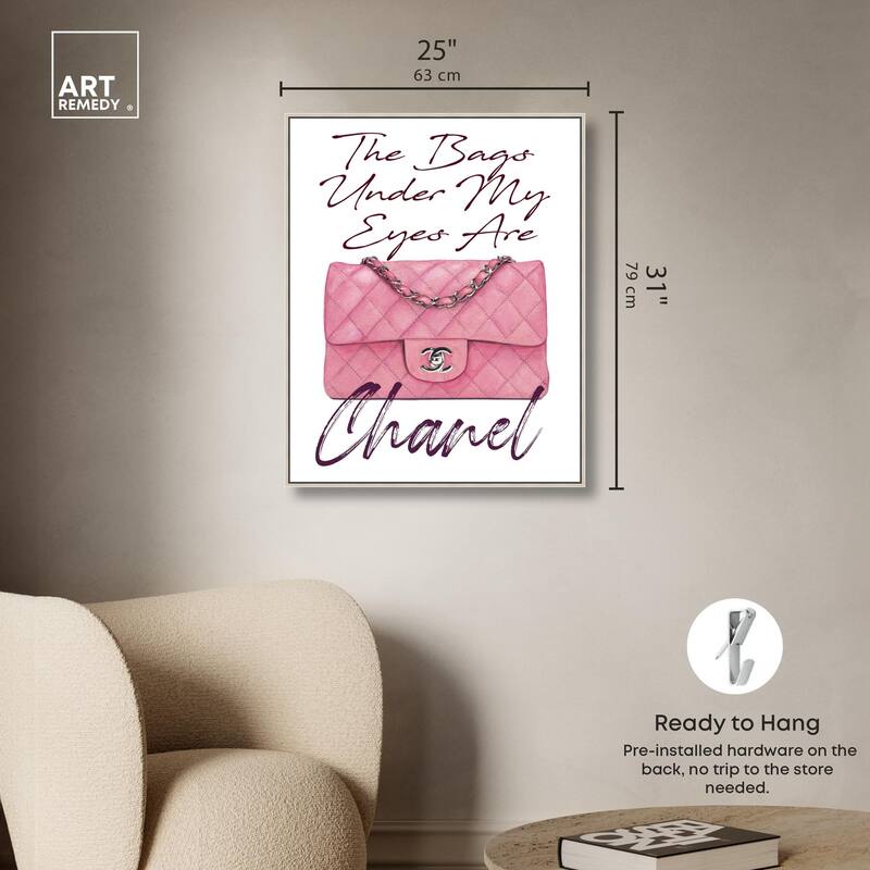 The Bag Under my Eyes Canvas by Art Remedy