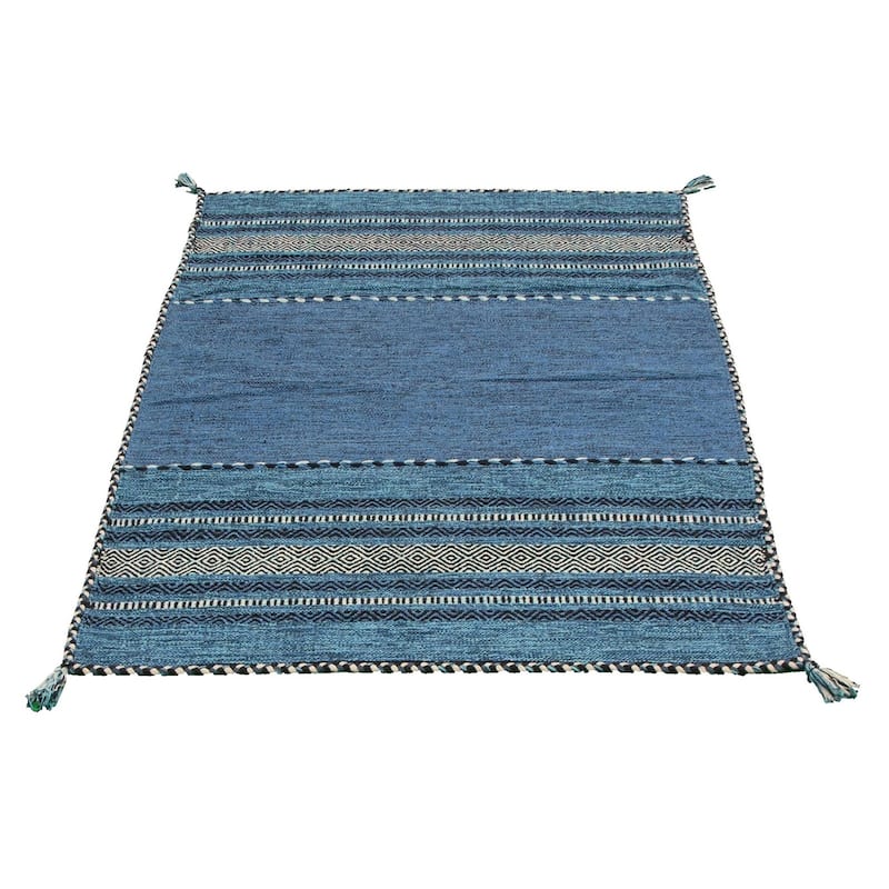 ECARPETGALLERY Arizona Flat-weave Wool Kilim Area Rug