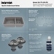 preview thumbnail 4 of 17, Karran Undermount Quartz 32 in. 60/40 Double Bowl Kitchen Sink Kit