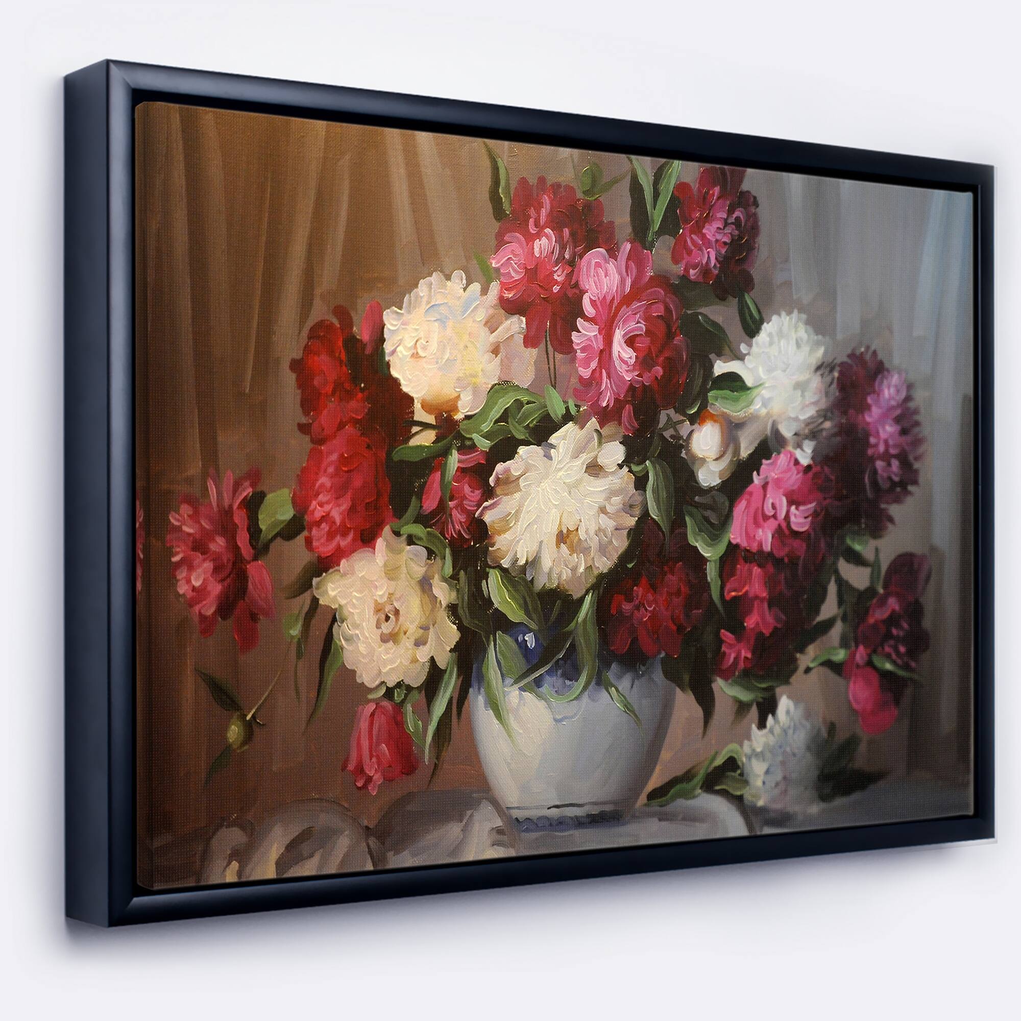 designart-bouquet-of-blooming-peonies-large-floral-wall-art-framed