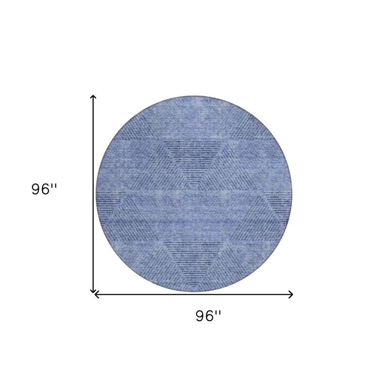HomeRoots Geometric Transitional Rectangle Outdoor Rug
