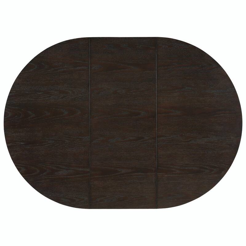 5-Piece Kitchen Table Set with 4 Upholstered Chairs and 16-Inch Removable Leaf