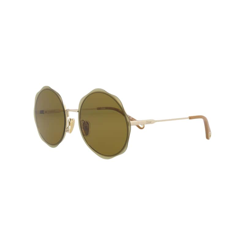 Chloé Round-Frame Metal Sunglasses - NS