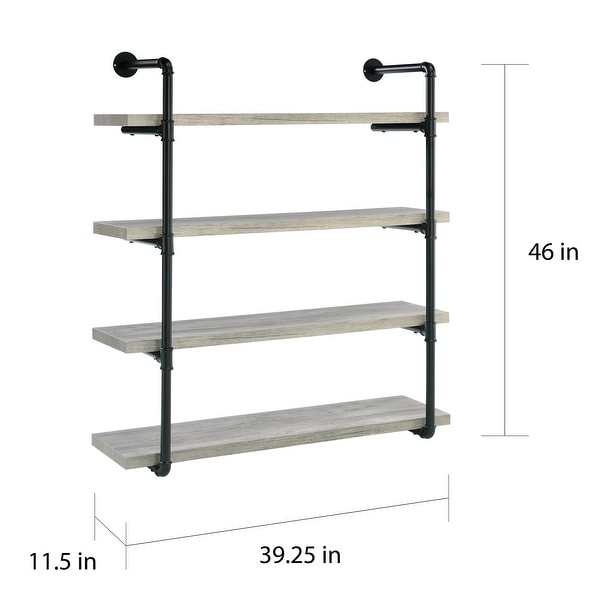 Carbon Loft Maltese 40-inch 4-shelf Wall Shelf