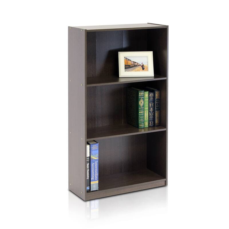 Porch & Den Chrystie Basic 3-shelf Bookcase