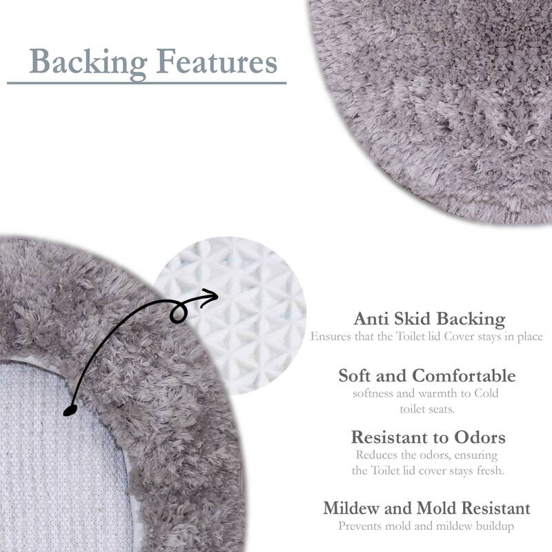 Element Plush Bathroom Rugs Quick-Dry Bathroom Mat, Washable & Absorbent Bath Rugs