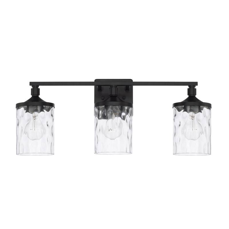 Colton 3-light Bath Vanity Fixture - Matte Black