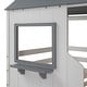 preview thumbnail 5 of 15, Merax Twin Over Twin House Bunk Bed with Guardrail & Ladder