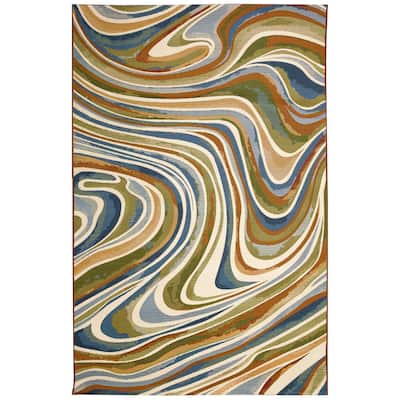 Liora Manne Marina Tides Indoor/Outdoor Rug