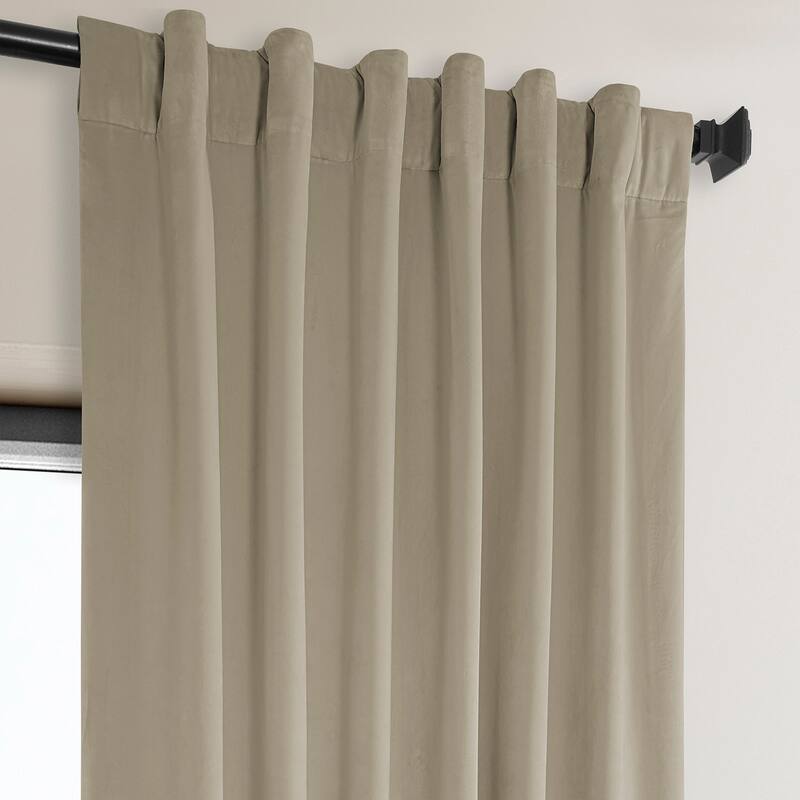 Exclusive Fabrics Heritage Plush Velvet Curtain (1 Panel)