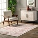 preview thumbnail 18 of 80, Nuloom Wren Traditional Faded Area Rug 4' x 6' - Pink