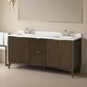 preview thumbnail 81 of 168, Gabi Bathroom Vanity with White Engineered Stone Top