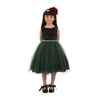 green velvet dress girls