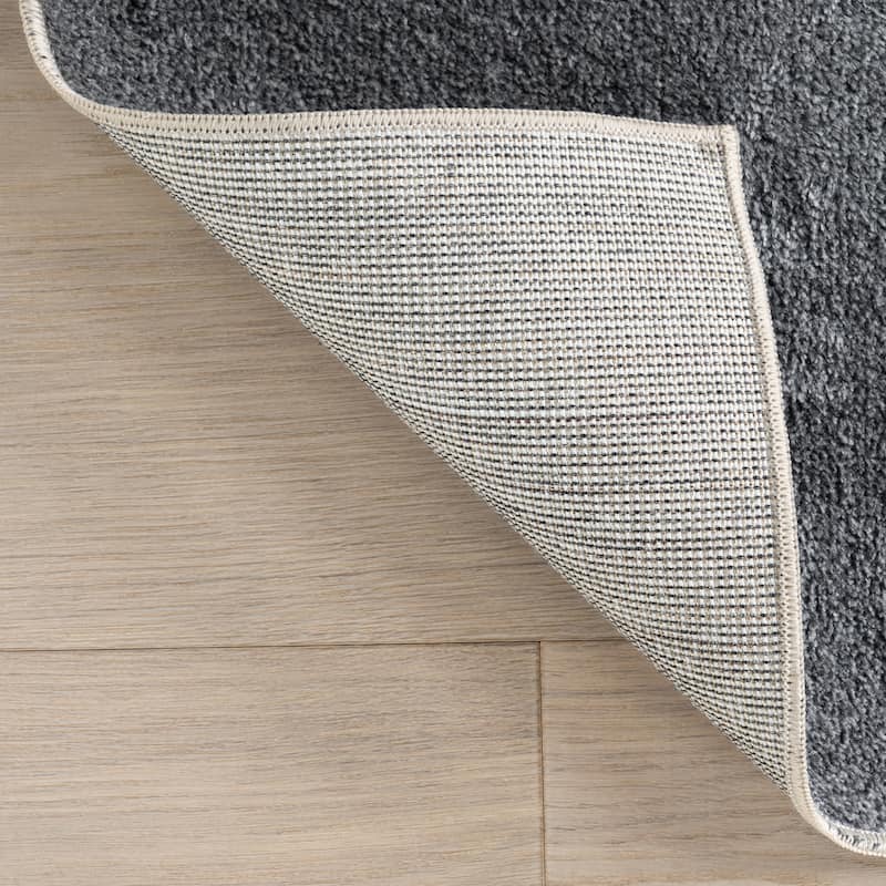 Nuloom Argelia Solid Machine Washable Area Rug
