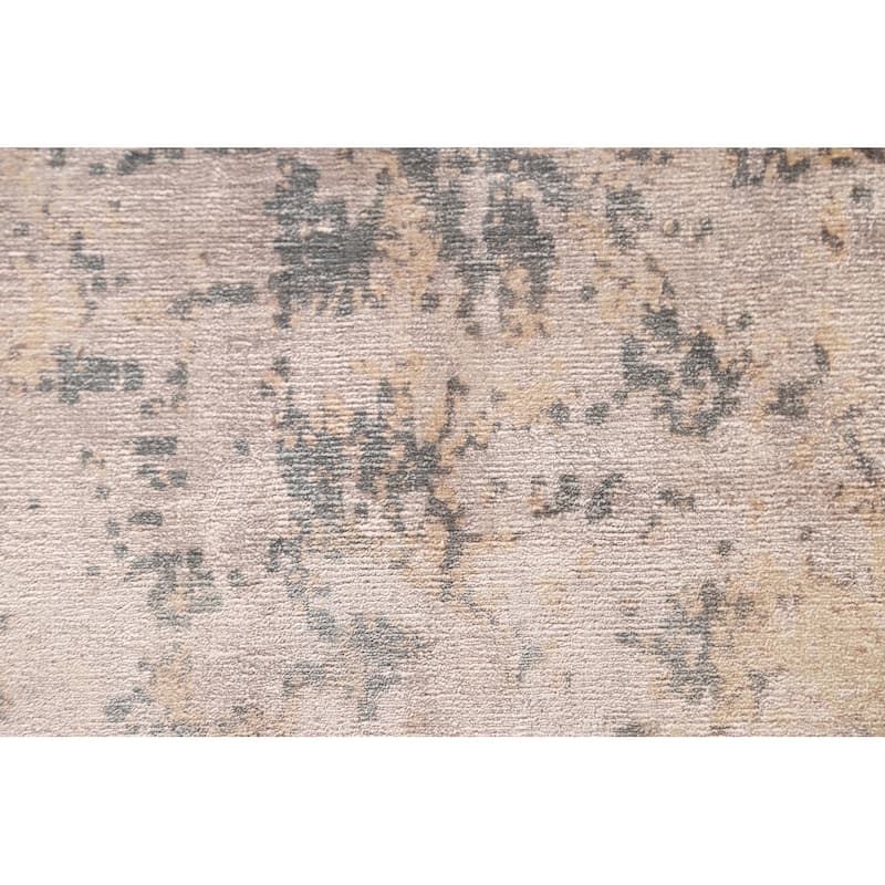 Multi-Color Abstract / Modern Rug Handmade Contemporary Wool Carpet - 6'2"x 9'9"