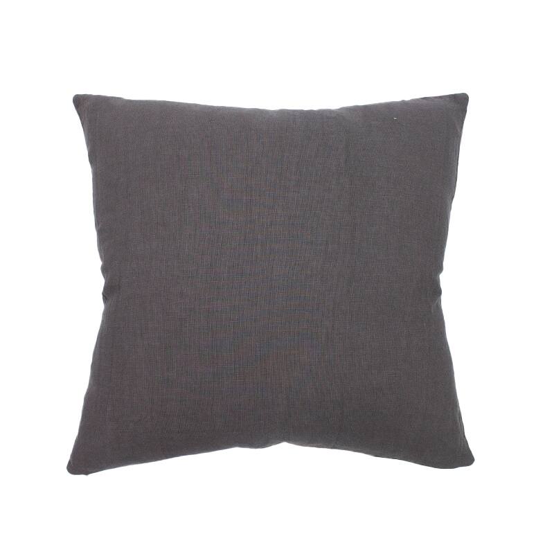 Jiti Indoor Modern Contemporary Bi-color Checkered Patchwork Pattern on Soft dyed Linen Square Throw Pillows Cushions
