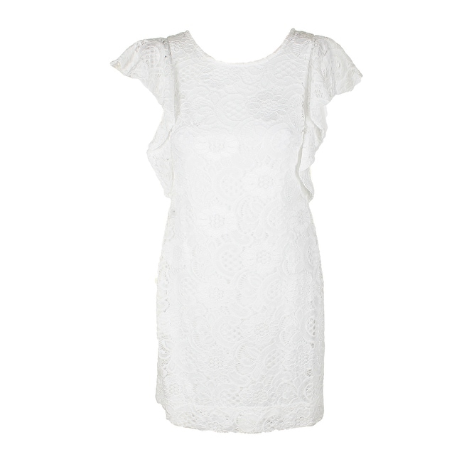 white robbie dress