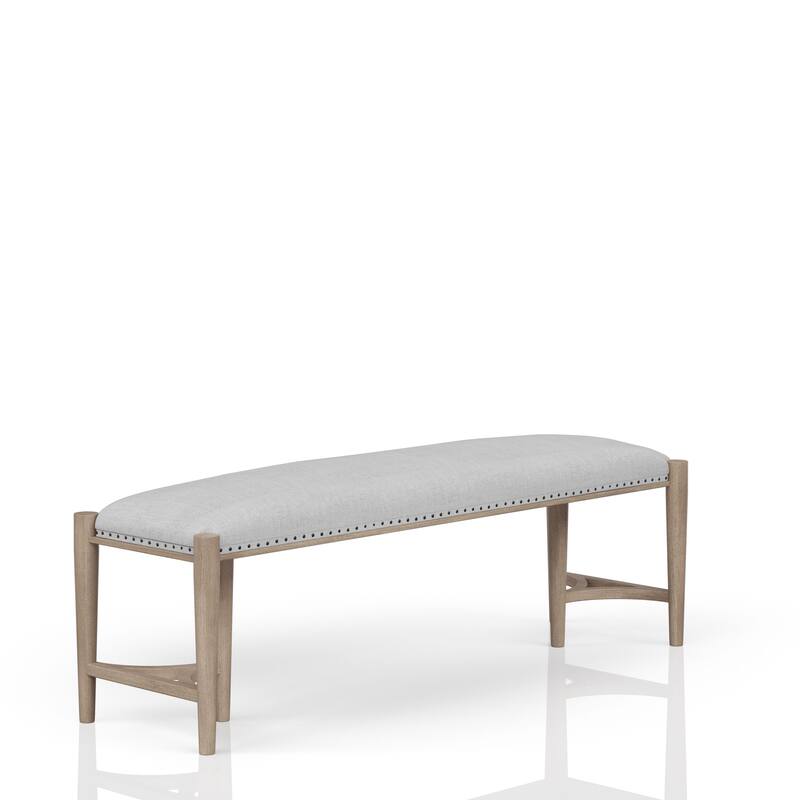 Modern & Contemporary Bench with Cushuion - Sand