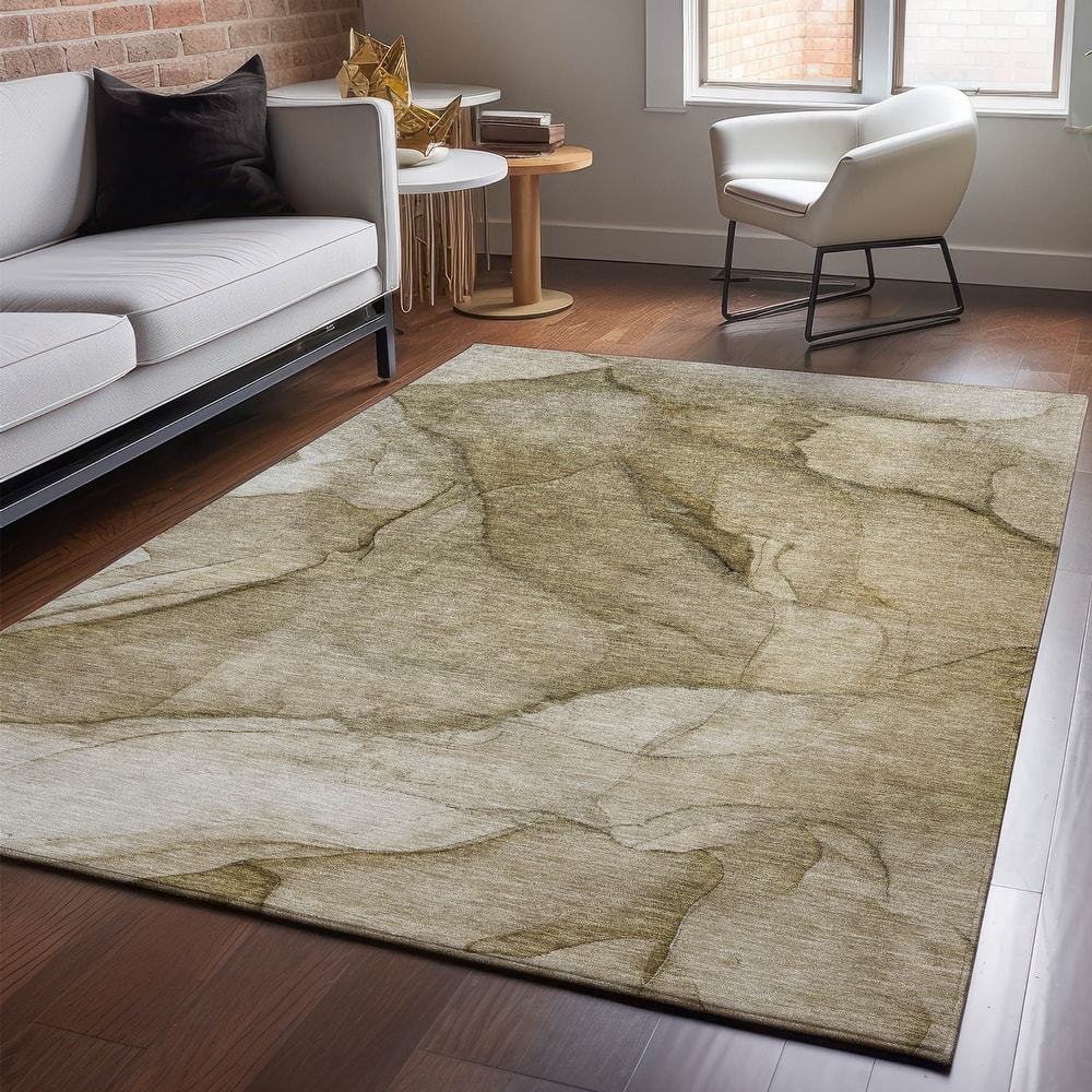Premium Washable Super Soft Abstract Waves Mayfield Rug