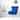 Waters Mid-Century Modern Blue Metal Office Chair by Furniture of America