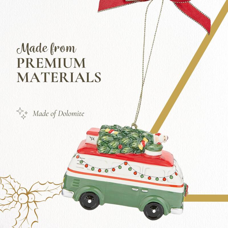 Spode Camper Bus Ornament