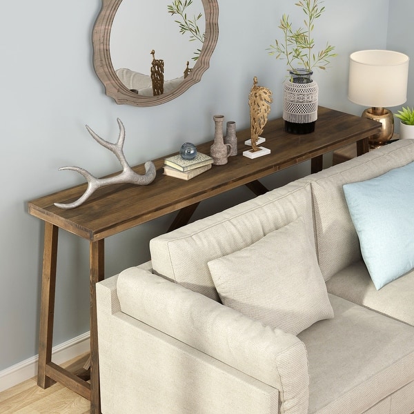 Extra Long Sofa Table Solid Wood Behind The Extra Long Sofa Table Solid Wood