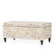 preview thumbnail 3 of 8, Luke Fabric Storage Ottoman Bench by Christopher Knight Home