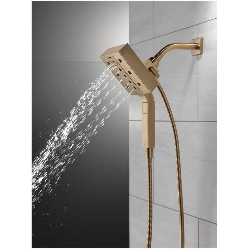 Delta In2ition 2.5 GPM Multi Function Shower Head with H2Okinetic and
