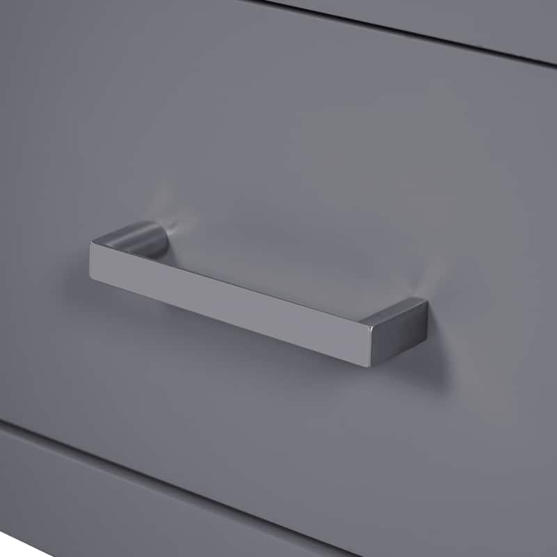 Roomfitters 24" Bathroom Vanity with Undermount Basin, 2 Doors, 1 Drawer, Double-Layer Shelf and Soft-Close Design