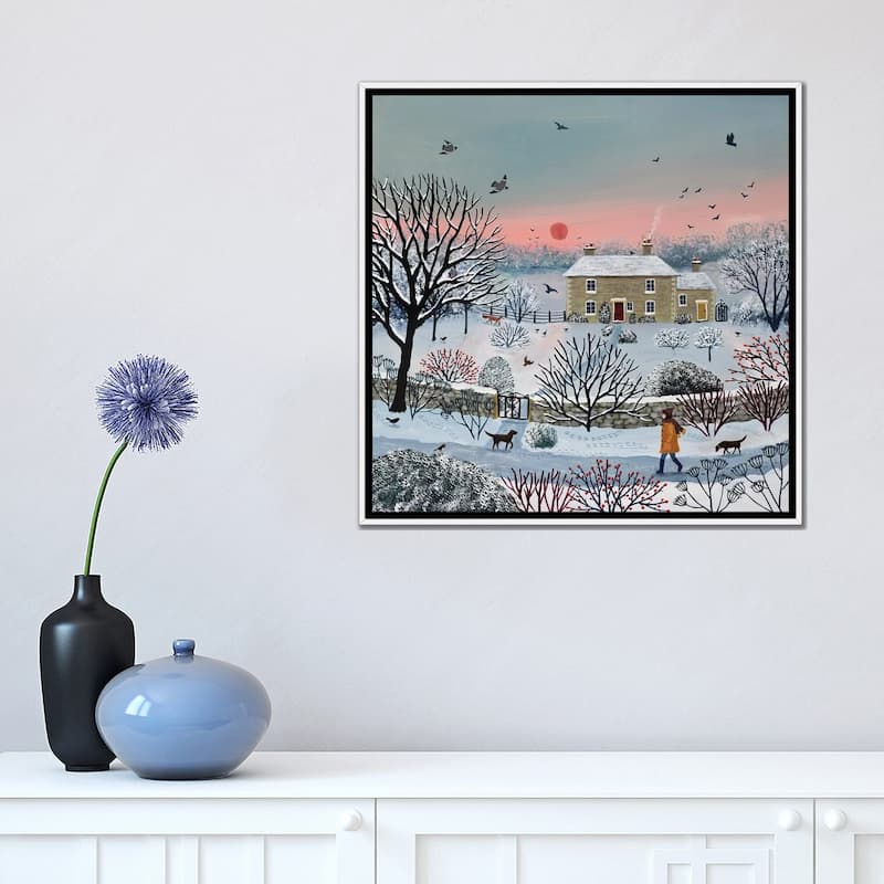 iCanvas "Nearly Home" by Jo Grundy Framed Canvas Print