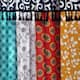 Lush Decor Boho Patch Window Curtain Panel Pair