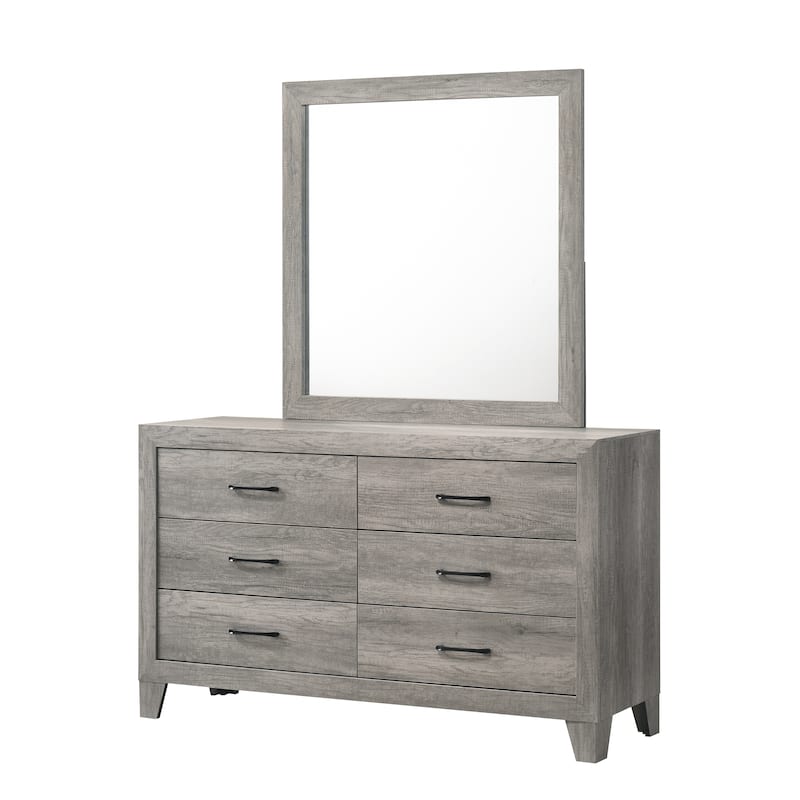 Jan Driftwood Platform Bed