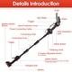 preview thumbnail 11 of 10, 2-In-1 Cordless Pole Saw Cordless with Pole for Tree Trimming - 9.06" x 4.33" x 51.6"